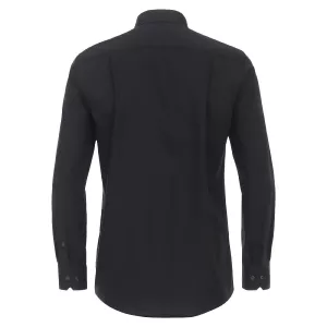 Chemise business manche longue noire de 2XL à 6XL-2XL