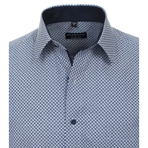 Chemise business manche longue Motif Marine et bleu de 2XL à 6XL-6XL