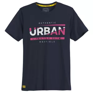 T-shirt manche courte bleu nuit de 3XL à 10XL