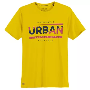 T-shirt manche courte jaune flamboyant de 3XL à 10XL-8XL
