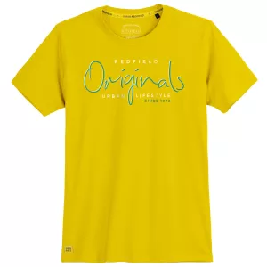 T-shirt Originals jaune flamboyant imprimé poitrine