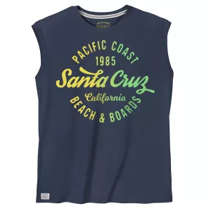 Débardeur Santa Cruz bleu denim foncé style californien