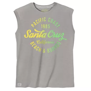 Débardeur Santa Cruz gris clair style californien