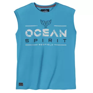 Débardeur Ocean Spirit bleu azur esprit marin