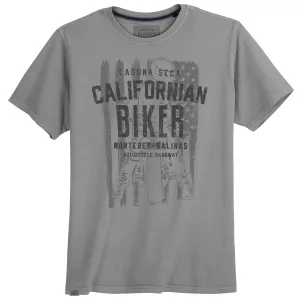 T-shirt Californian Biker Gris esprit vintage