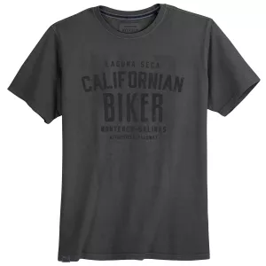 T-shirt Californian Biker noir esprit vintage