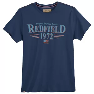 T-shirt manche courte bleu denim foncé de 3XL à 10XL Redfield