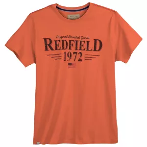 T-shirt manche courte orange foncé de 3XL à 10XL Redfield