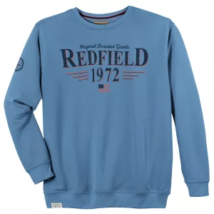 Sweat Redfield logo vintage Bleu Ciel
