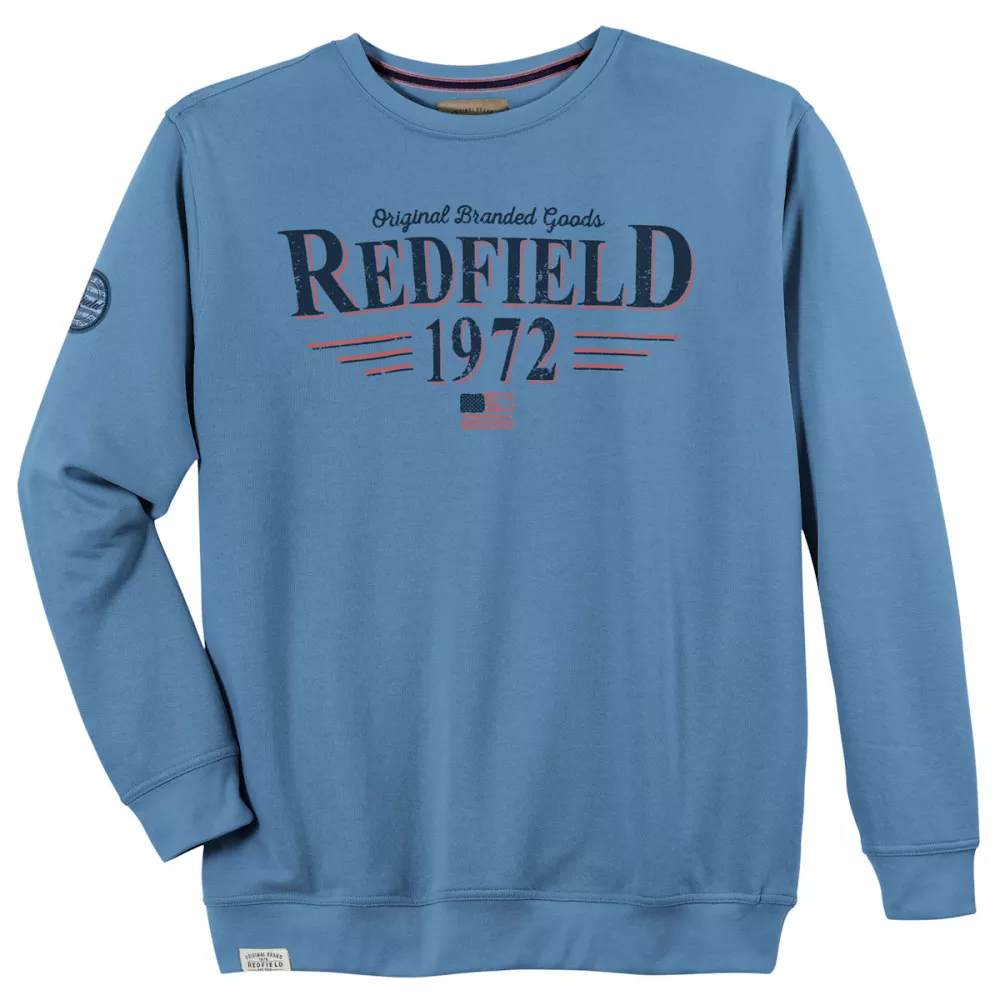 Sweat Bleu Ciel de 3XL à 10XL Redfield-3XL