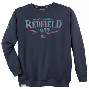 Sweat Redfield logo vintage denim foncé