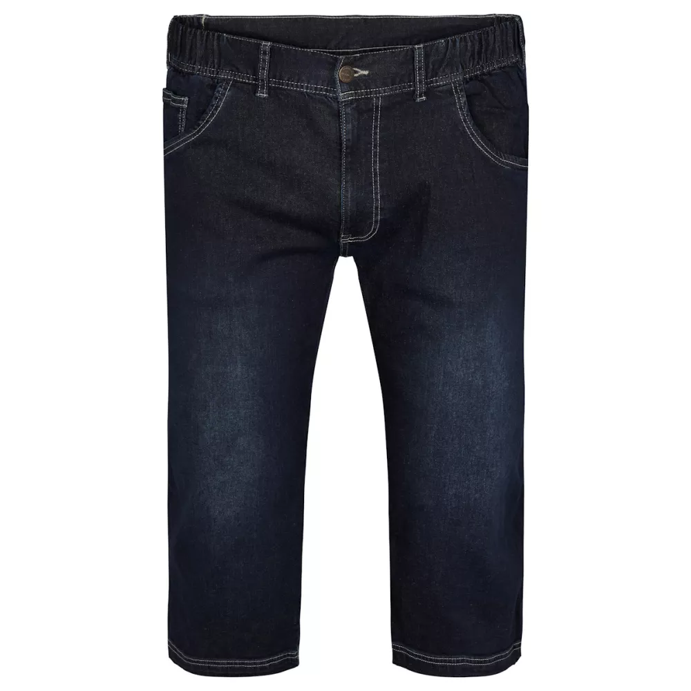 North56°4 jeans mode capri bleu foncé délavé de 2XL à 7XL-6XL