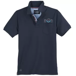 Polo Redfield nautique poche bleu nuit-7XL