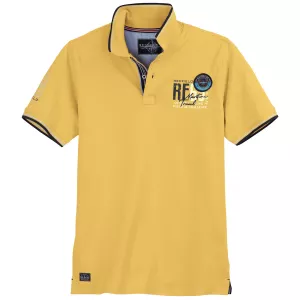 Polo piqué jaune maritime de 3XL à 10XL-3XL