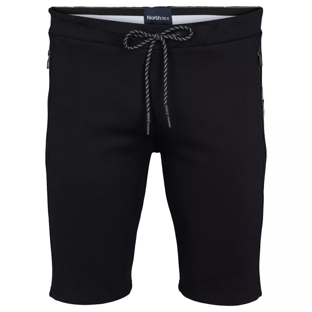 Bermuda taille élastique  noir grande taille 2XL - 8XL-3XL