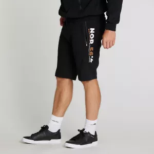 Bermuda taille élastique  noir grande taille 2XL - 8XL-3XL