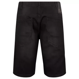 Short jeans stretch noir délavé grande taille 40US - 62US-P48