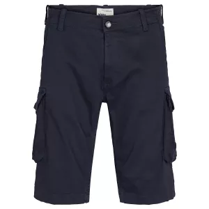 Bermuda cargo bleu marine poches multiples