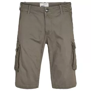 Bermuda cargo mélange de vert olive poches multiples-P52