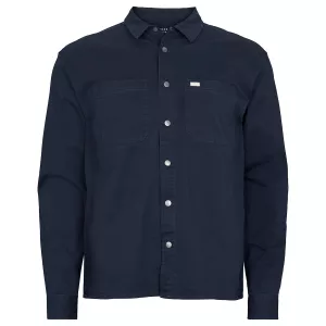 Surchemise à pression bleu marine-8XL