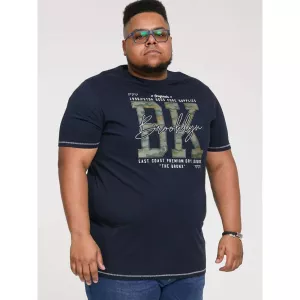 T-shirt bleu marine manche courte 3XL à 10XL-6XL