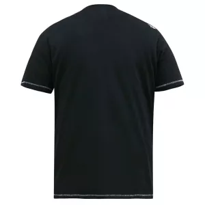 T-shirt noir manche courte 3XL à 6XL-5XL