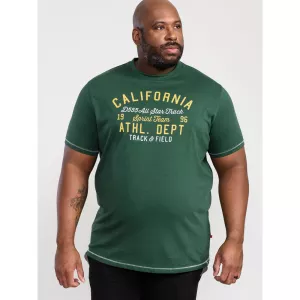 T-shirt vert manche courte 3XL à 6XL - California-4XL