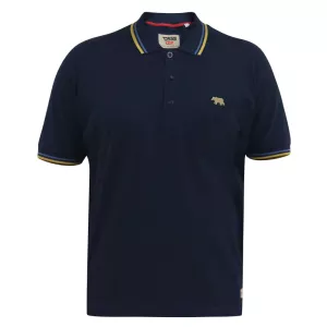 Polo piqué bleu marine manche courte 3XL à 10XL