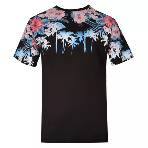 T-shirt manche courte noir de 3XL à 8XL - Fiori