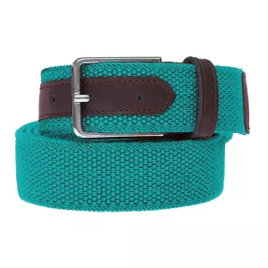 Ceinture élastique bleu turquoise de 130 cm à 190 cm
