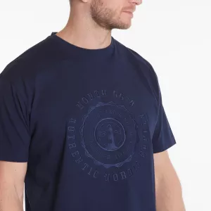 North 56°4 T-shirt manche courte bleu marine 3XL à 10XL - Authentic Nordic Suppl-6XL