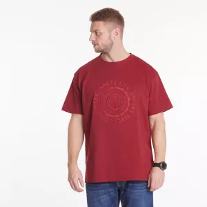 North 56°4 T-shirt manche courte Carmin 3XL à 10XL - Authentic Nordic Supply-3XL