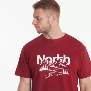 North 56°4 T-shirt manche courte Carmin 3XL à 8XL - Mountain-3XL