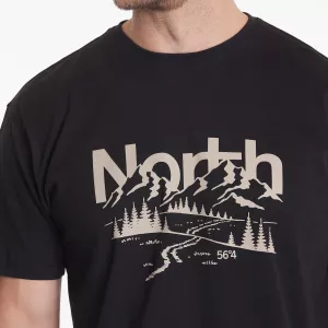 North 56°4 T-shirt manche courte noir 3XL à 8XL - Mountain-3XL