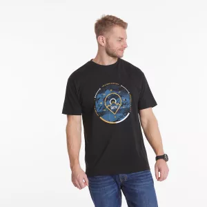 T-shirt noir imprimé Ultimate-4XL
