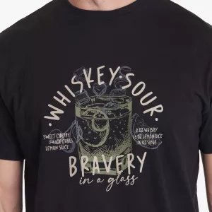 T-shirt North 56Denim Whiskey Sour noir-3XL