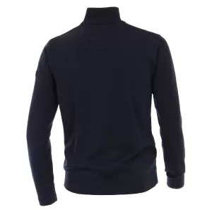 Pull Col roulé manche longue bleu marine de 3XL à 6XL-4XL
