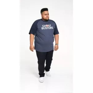 T-shirt Mélange de bleu Denim manche courte 3XL à 6XL - GostBusters-4XL