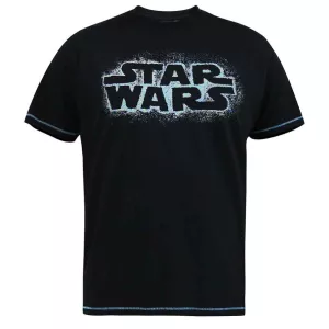 T-shirt noir manche courte 3XL à 10XL - Starwars