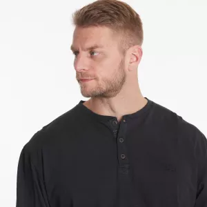 T-shirt granddad North 56Denim noir délavé-3XL