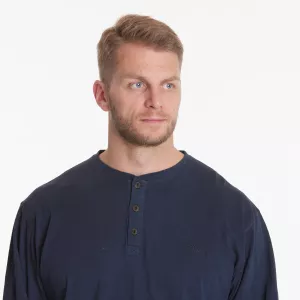 T-shirt granddad North 56Denim noir Iris-6XL
