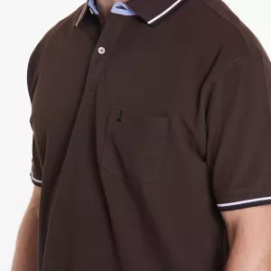North 56.4 Polo manche Courte Brun Foncé de 3XL à 10XL-5XL
