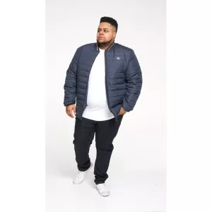 Veste matelassée - doudoune bleu marine de 3XL à 6XL - Jérémy-3XL