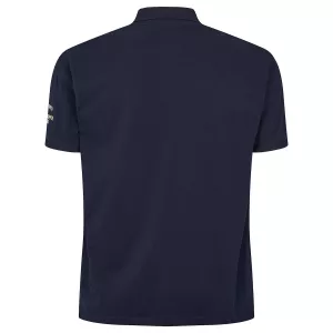 Polo brodé bleu marine style nordique-3XL