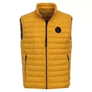 Veste sans manche matelassée Jaune 