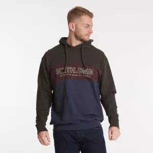 Sweat à capuche NRTH DNM Olive bordeau bleu-5XL