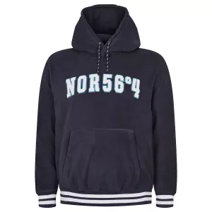 Sweat polaire bleu marine à capuche 3XL à 8XL - NOR 56°4