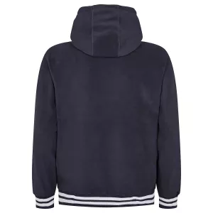 Sweat polaire bleu marine à capuche 3XL à 8XL - NOR 56°4-5XL