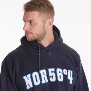 Sweat polaire bleu marine à capuche 3XL à 8XL - NOR 56°4-6XL