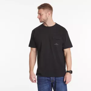 T-shirt North DENIM56 poche poitrine noir-8XL